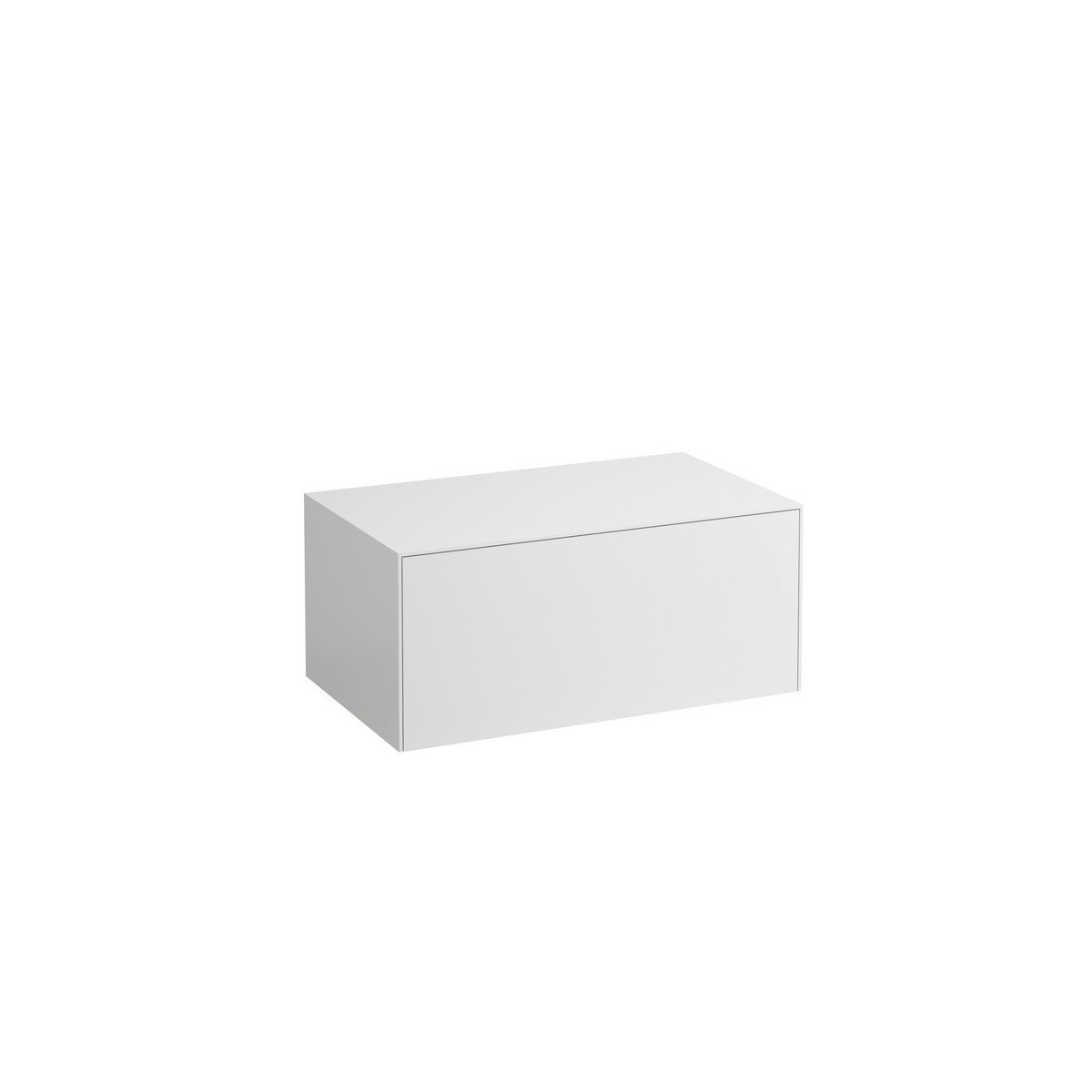 Sonar meuble sans découpe 775 mm avec un tiroir blanc mat 775x455x340 mm - LAUFEN H4054100341701 
