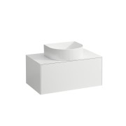 Meuble 1 tiroir sonar 80 blan - LAUFEN H4054110341701 