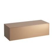 Sonar meuble sans découpe 1175 mm, avec un tiroir 1175x455x340 mm cuivre (laqué) - LAUFEN H4054200340411 