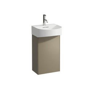 Meuble sous lavabo avec porte sonar 41 titane - LAUFEN H4054810340421 