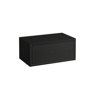 The new classic meuble sans découpe avec un tiroir chêne noirci 775x455x350 mm - LAUFEN H4060150856281 