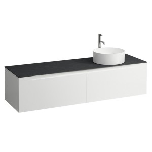 Arun 1600 2t avec découpe à dte plan ardesia nera percé 1t multicolour - LAUFEN H4151471519991 