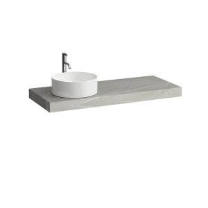 Arun plan 1200 découpe à gauche percé 1t sélection grès cérame - LAUFEN H4191261517701 