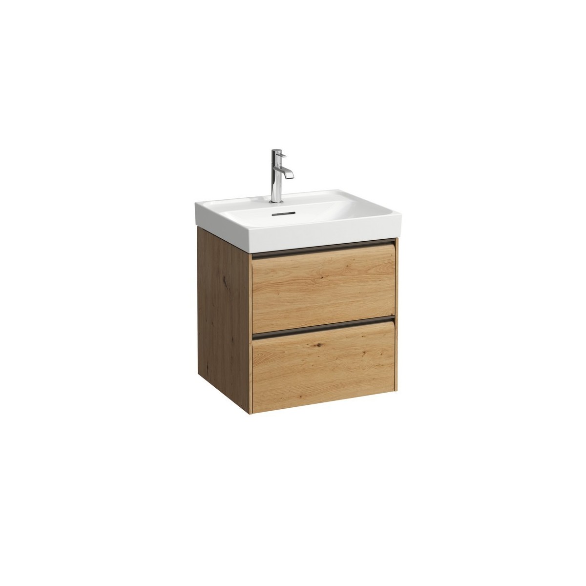 Meda meuble sous lavabo 550 2t pour lavabo 810112 chêne sauvage 535x450x515 mm - LAUFEN H4215620112671 