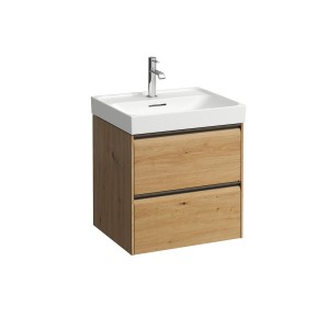 Meda meuble sous lavabo 550 2t pour lavabo 810112 chêne sauvage 535x450x515 mm - LAUFEN H4215620112671 