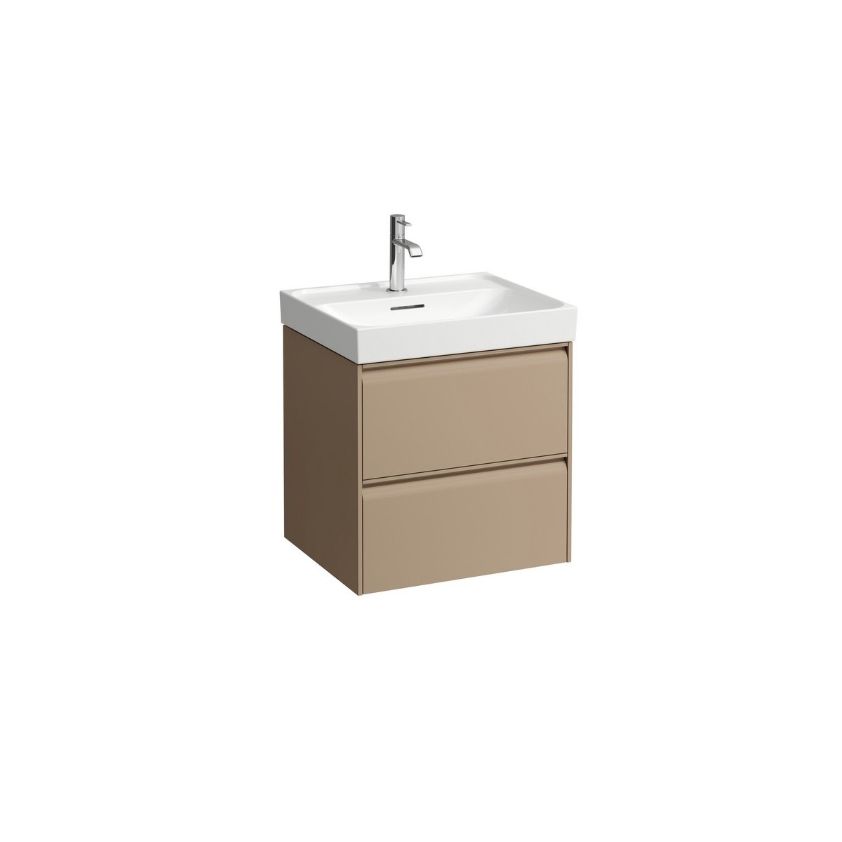 Meda meuble sous lavabo 550 2t pour lavabo 810112 cappuccino 535x450x515 mm - LAUFEN H4215620114651 