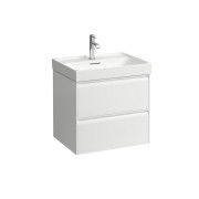 Meda meuble sous lavabo 600 2 tiroirs pour lavabo 810113 blanc mat 585x450x515mm - LAUFEN H4215720112601 