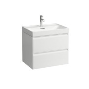 Meda meuble sous lavabo 650 2 tiroirs pour lavabo 810114 blanc mat 635x450x515mm - LAUFEN H4215820112601 