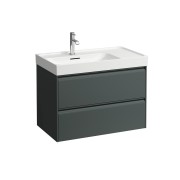 Meda meuble sous lavabo 800 2t pour lavabo 817116 gris traffic 785x450x515 mm - LAUFEN H4216020112661 