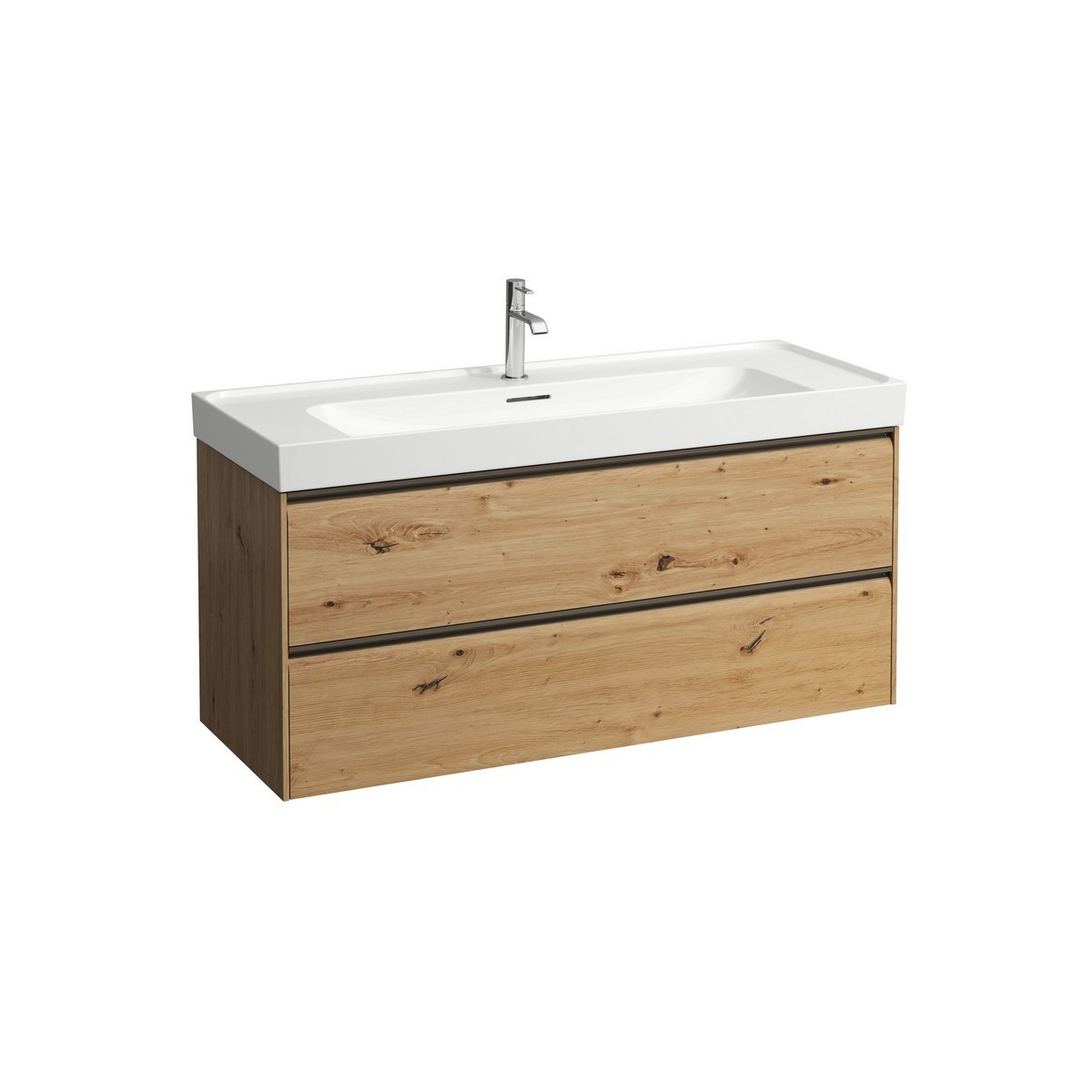 Meda meuble sous lavabo 1200 2t pour lavabo 814111 chêne sauvage 1180x450x515 mm - LAUFEN H4216320112671 
