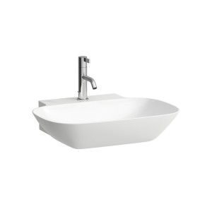 Ino lavabo non percé ss tp 560x450x120 mm blanc lcc - LAUFEN H8103024001121 