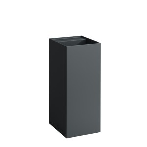 Kartell lavabo indépendant avec écoulement caché graphite mat 375x435x900 mm - LAUFEN H8113317581121 