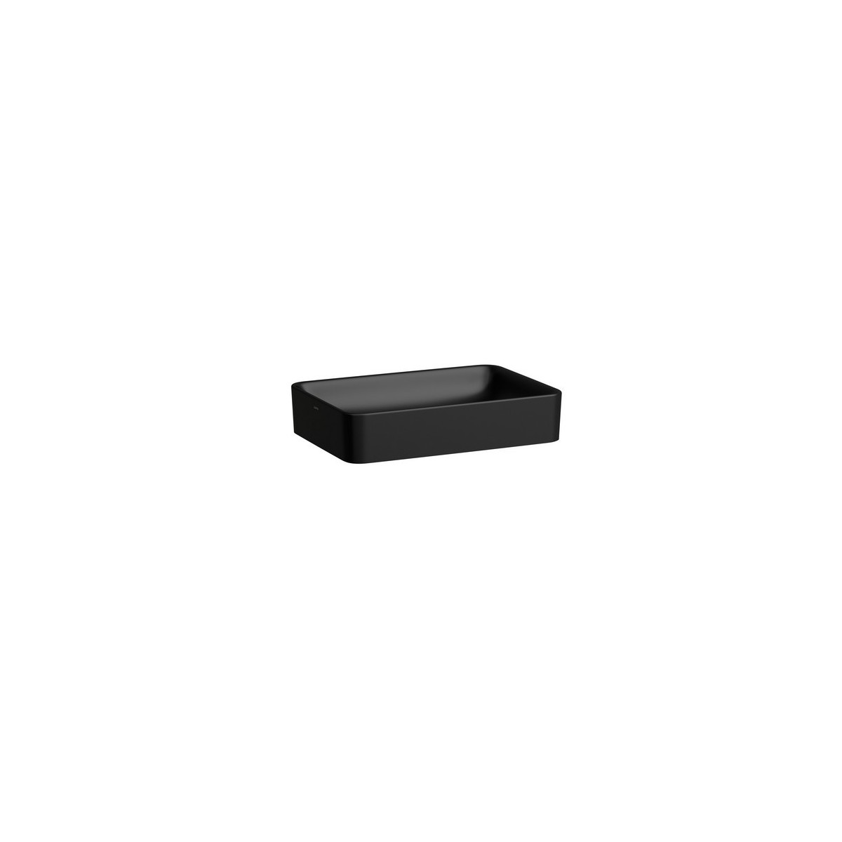 Laufen pro vasque à poser non percé sans trop-plein 550x380x110 mm noir mat - LAUFEN H8129657161121 