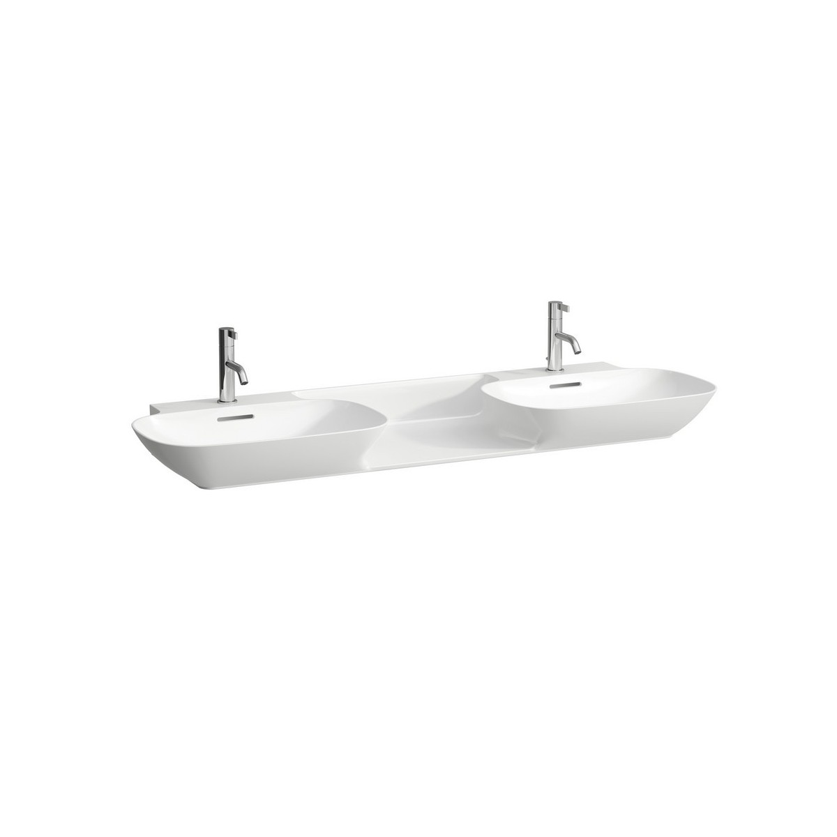 Lavabo double ino 142 blanc - LAUFEN H8143040001121 