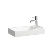 Meda lave-mains plage de robinetterie à droite blanc lcc 460x235x80 mm - LAUFEN H8151134001121 