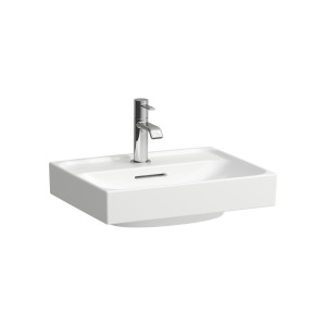 Meda lave-mains à poser sur plan face inférieure meulée blanc lcc 450x350x80 mm - LAUFEN H8161114001041 