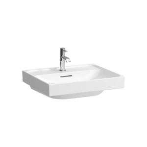 Meda lavabo à poser sur plan face inférieure meulée blanc mat 550x460x80 mm - LAUFEN H8161127571111 