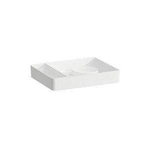 Val plateau organisateur resctangulaire en céramique 360x280x60mm blanc mat - LAUFEN H8702827570001 