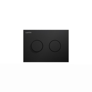 Plaque de commande ineo groove dispositif double chasse noir mat 203x18x145 mm - LAUFEN H9001177160001 