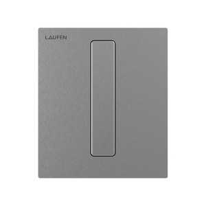 Plaque de cde urinoir lis ineo au103 acier inoxydable brossé 125x10x145 - LAUFEN H9091039280001 