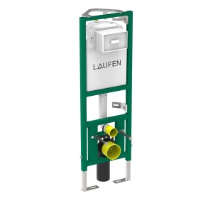 Bâti-support mural d'angle ineolink avec réservoir pour wc suspendu* blanc - LAUFEN H9201190000001 