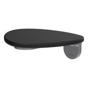 Ada tablette murale non percée pvd inox/noir mat - LAUFEN HF506790503060 