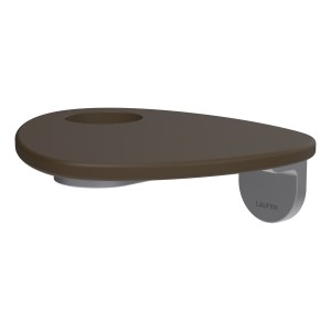 Ada tablette murale percée pvd inox/café mat - LAUFEN HF506790504000 