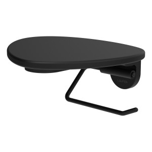 Ada porte-papier toilette tablette non percée pvd noir/noir mat - LAUFEN HF506791513060 