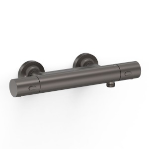 Robinet thermostatique mural pour douche Over-wall Graphite  - TRES 19016402GR 