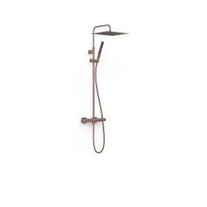 Ensemble de robinet thermostatique mural 2 voies pour douche Over-wall Volcanic - TRES 19039307VO 