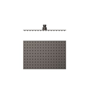 Pommeau de douche Extra-fin 300x200 Graphite  - TRES 134315007GR 