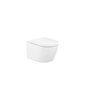 Meridian cuvette suspendue rimless vortex avec fixations cachées blanc brillant - ROCA A346747000 