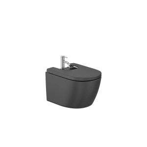 Meridian bidet suspendu noir mat - ROCA A357745080 