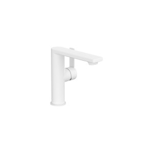 Targa mitigeur l corps lisse poignée latérale vid clic-clac blanc mat - ROCA A5A405FB00 