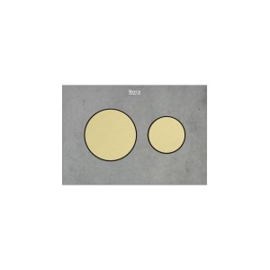 Ps3 boutons pour combiner avec panneau frontal ps3 or brossé - ROCA A8904233VA 