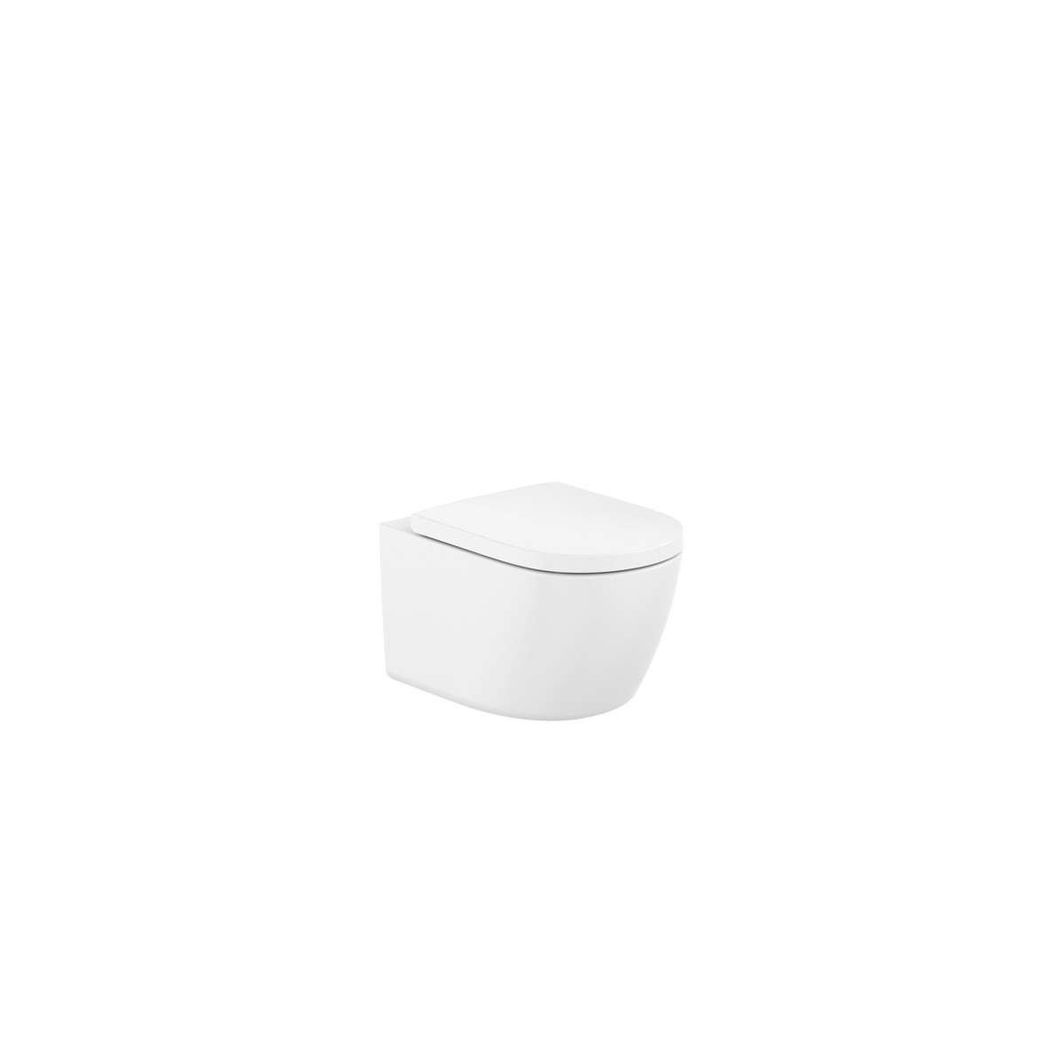 Meridian cuvette suspendue rimless vortex avec fixations cachées blanc brillant - ROCA A346747000 