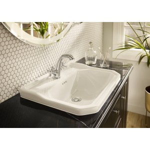 Vasque à encastrer 1 trou CARMEN Blanc - ROCA A3270A5000 