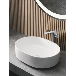 Inspira Round Lavabo A Poser 37X50 Blanc - ROCA A327520000 
