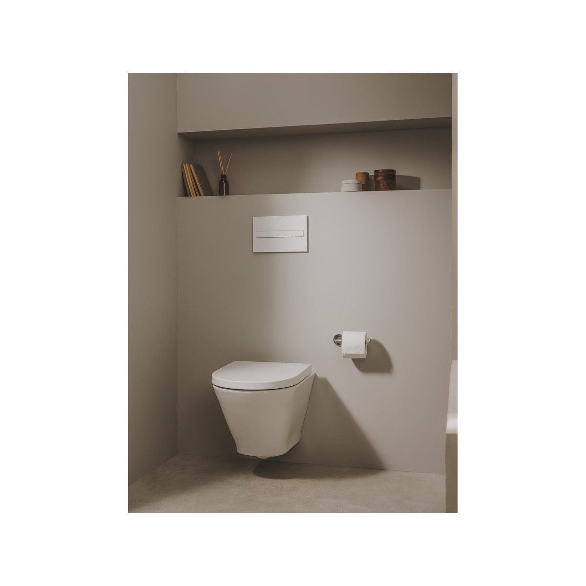 The Gap Round Wc Suspendu Compact Rimless 480 -Roca A3460Nb000 