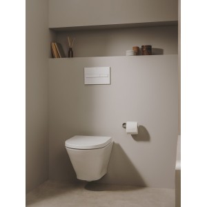The Gap Round Wc Suspendu Compact Rimless 480 -Roca A3460Nb000 