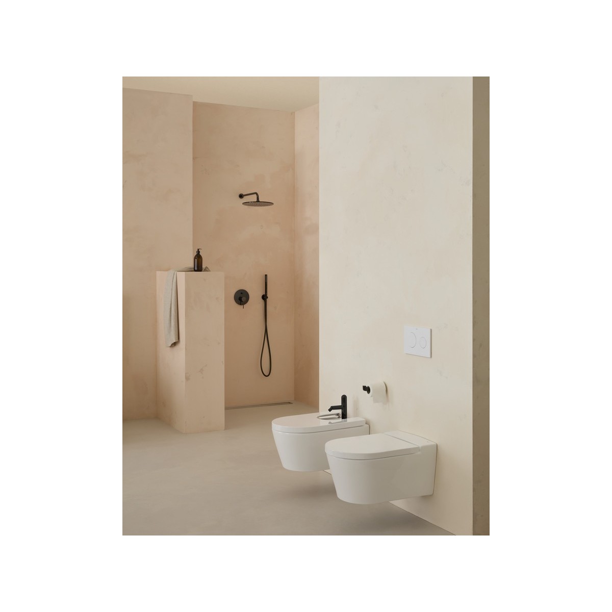 ROCA Inspira Round Bidet Suspendu 370X560 Blanc - A357525000 