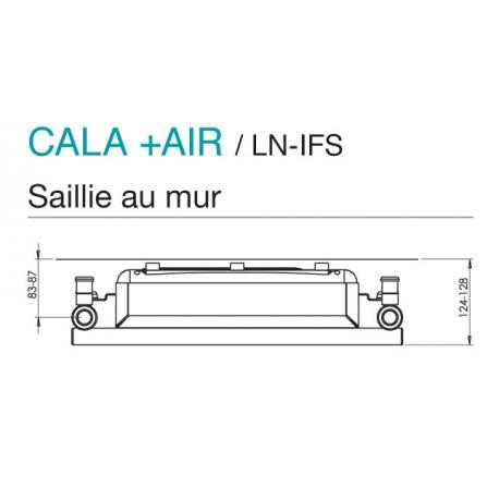 Sèche-serviette soufflant ACOVA - CALA + AIR eau chaude 1880W (880W+1000W) LN-172-050-IFS