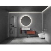 Bras Mural Pour Pomme De Douche L400 Titanium Black Brosse - ROCA A5B0250NM0 