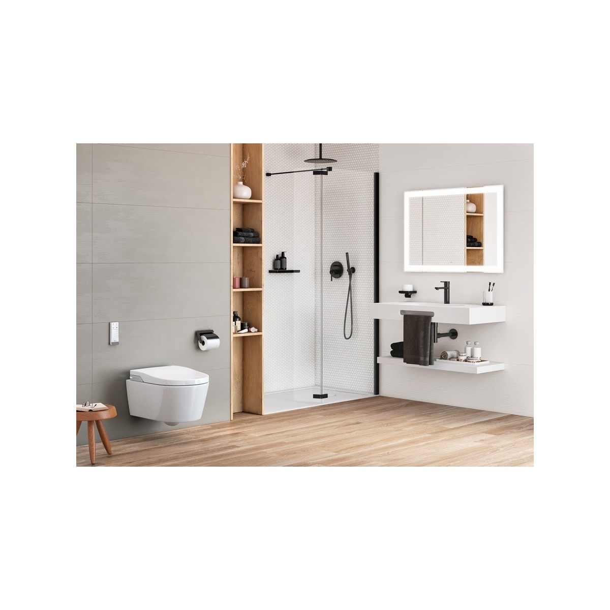 WC lavant suspendu Rimless In-Wash Inspira In-Tank - ROCA A803094001 