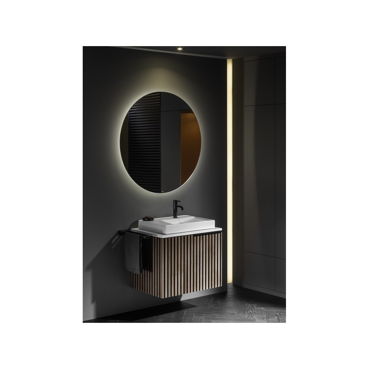Porte-Savon A Poser Titanium Black Tempo - Roca A817024Cn0 