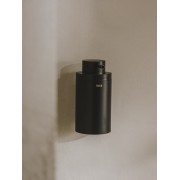 Hotel'S Round Distr De Savon Mural Avec Poussoir Noir Mat-Roca A817596C40 