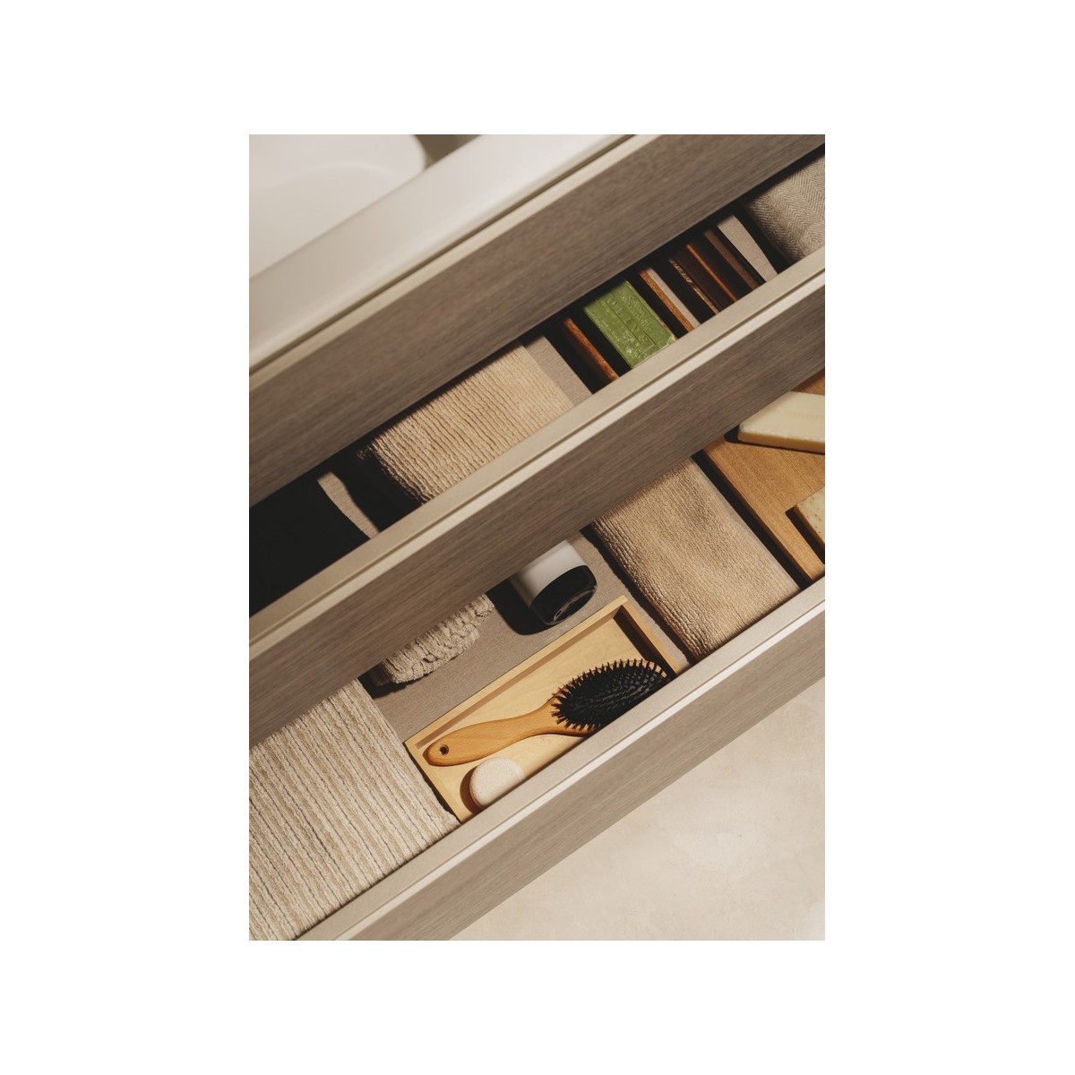 The gap unik meuble 3 tiroirs + lavabo slim drotie 1000mm blanc brillant - ROCA A851492806 