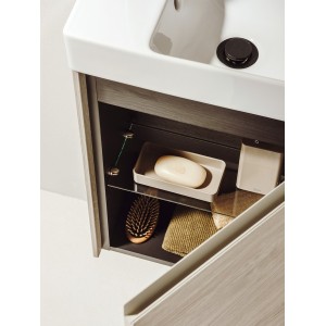 Meuble lave-mains Ona Unik 1 Porte 45cm Vert Mat - Roca A851678513 