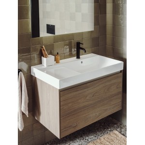 Ona Unik 1 Tiroir 800Mm Droite Orme Foncé-Roca A851719511 