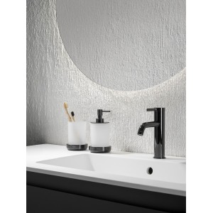 Tenue unik 2 tiroirs lavabo centré 1000mm noir mat - ROCA A851935532 